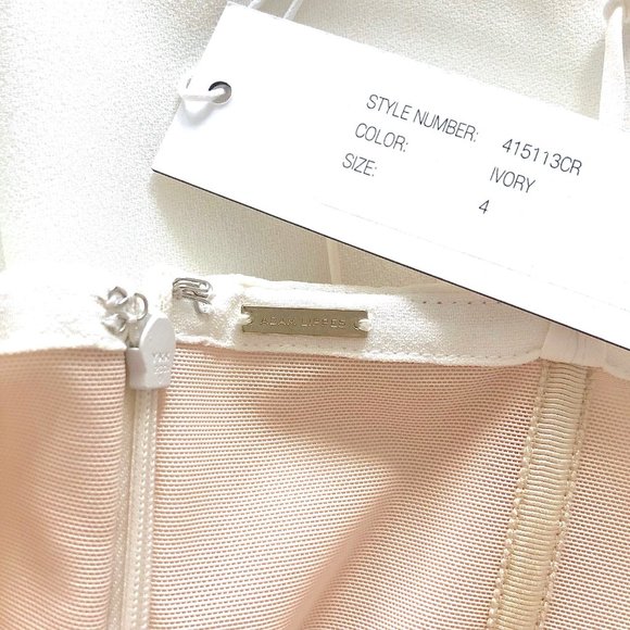 New Adam Lippes Strapless Crepe Bustier Top in Ivory - Picture 10 of 12